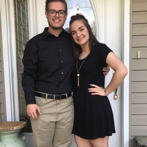 Black short dress